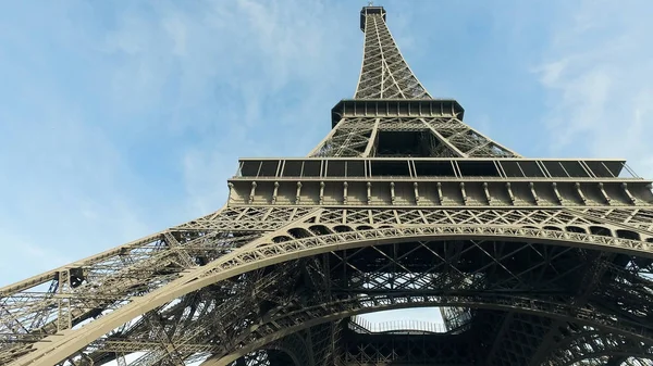 Дивовижні Кінематографічне Подання Паризька Ейфелева Вежа Денний Час — стокове фото