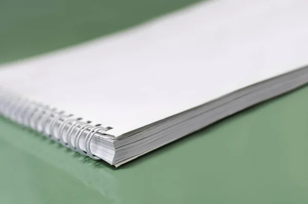 Paper Notebook Spiral Background — Stock Photo, Image