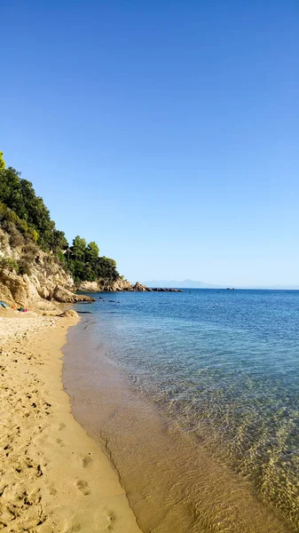 島のスキアトスギリシャ 豪華な島 スキアトスギリシャ島 パラダイスビーチ — ストック写真