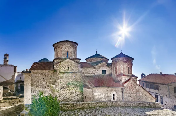 普雷勒普附近山区著名的特雷斯卡韦茨修道院 马其顿 — 图库照片
