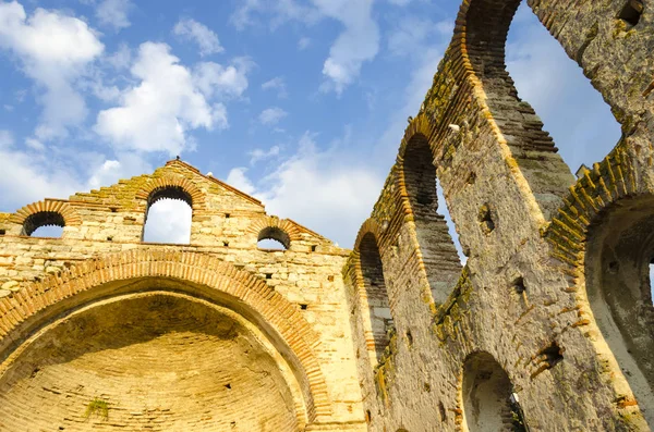 Saint Sofia Church Ruins Arch Detail Nesebar Bulgaria — Stock Photo, Image