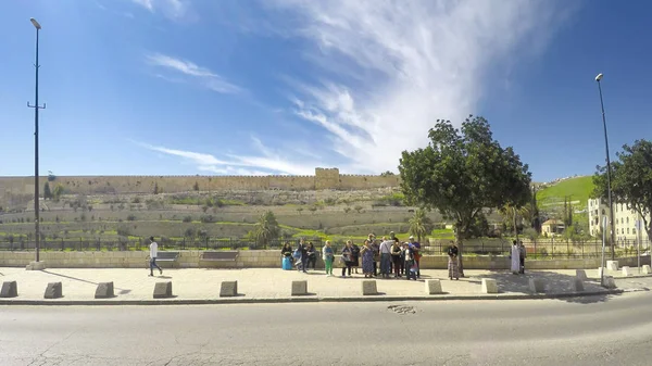 Єрусалим Ізраїль Серпня 2016 Вид Золоті Ворота Або Ворота Милосердя — стокове фото
