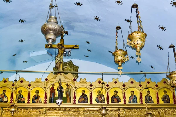 Jerusalén Iglesia Ortodoxa Techo Interior —  Fotos de Stock