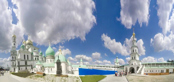 Panorama Novo Mosteiro Jerusalém Istra Rússia — Fotografia de Stock