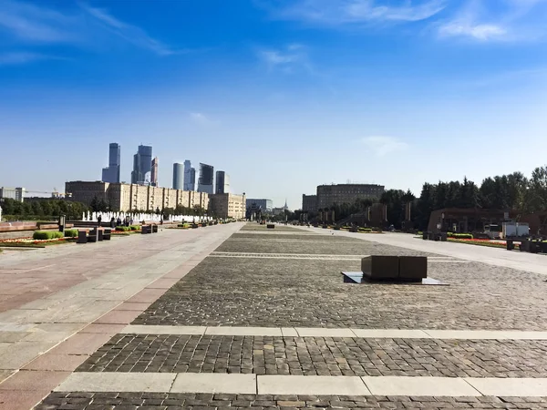 Moskau Russland August 2016 Panorama Des Siegparks Moskau Bei Tag — Stockfoto