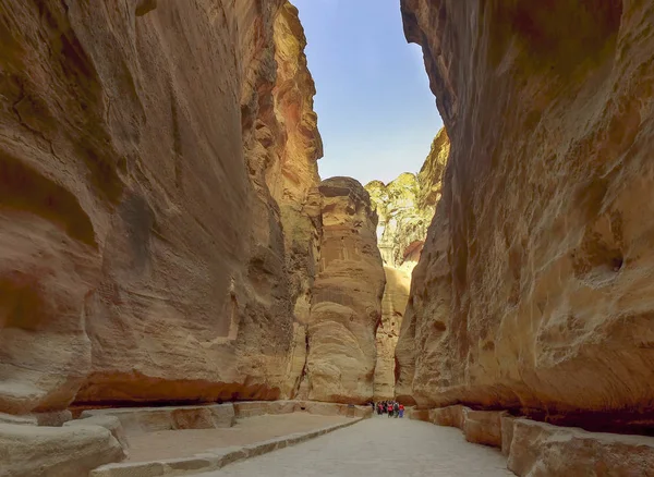 Petra Jordanien Naher Osten Ist Ein Symbol Für Jordanien Und — Stockfoto