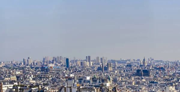 Vue Panoramique Aérienne Sur Les Toits Centre Pompidou Panthéon Cathédrale — Photo