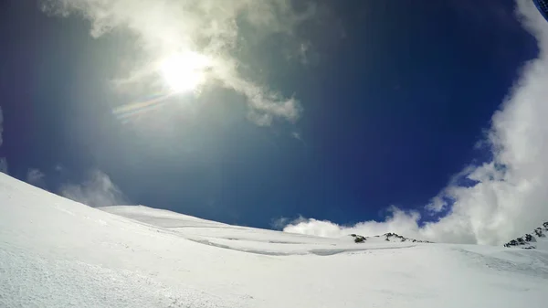 Vista Das Montanhas Dos Alpes Caminho Mont Blanc — Fotografia de Stock