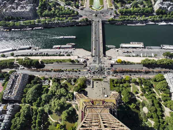 Панорамний Вид Ейфелевої Вежі Trocadero — стокове фото