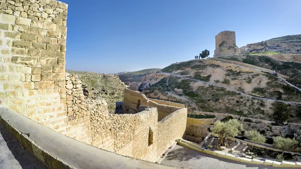 Vista Sobre Mosteiro Ortodoxo Grego Grande Lavra Mosteiro São Sabás — Fotografia de Stock