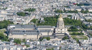 Hava panoramik Paris gündüz