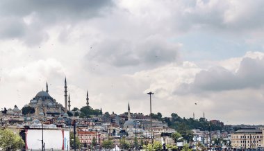 Istanbul, Türkiye - 26 Mayıs 2018: Süleymaniye Camii (Süleymaniye Camisi) Istanbul, Türkiye