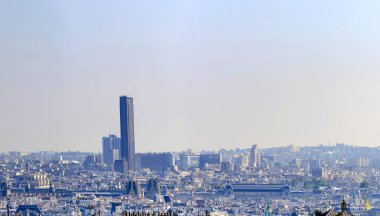 Hava panoramik Montparnasse gökdelen Montmartre tepe gördüm