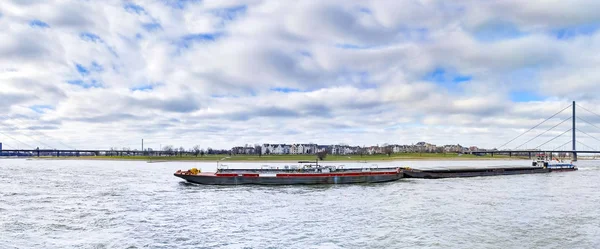 Dusseldorf Harbor Transportation Ferry Rhine — стоковое фото