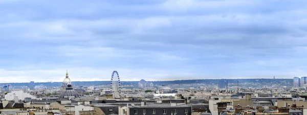 Panorama Paris Skyline Avec Vue Sur Les Monuments Dôme Les — Photo
