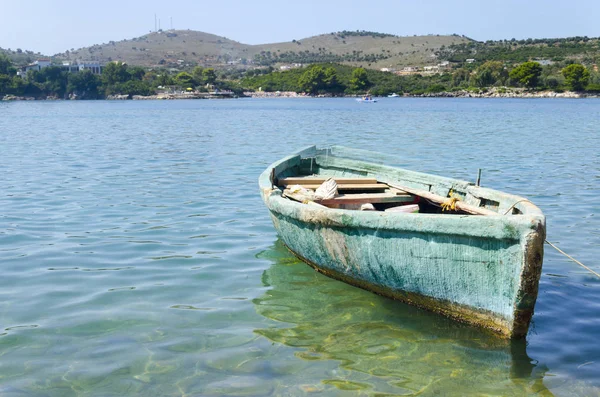 Fischerboot Flachen Wasser — Stockfoto