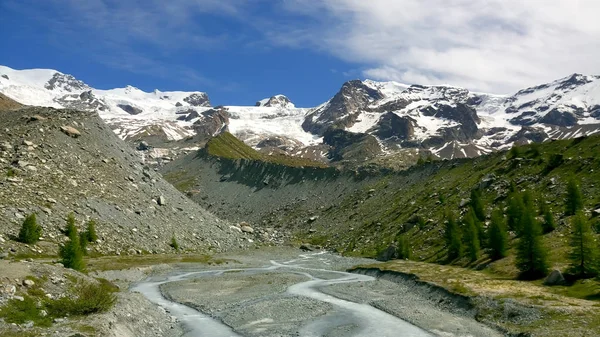 Blick Auf Mont Blanc Chamonix Französische Alpen — Stockfoto