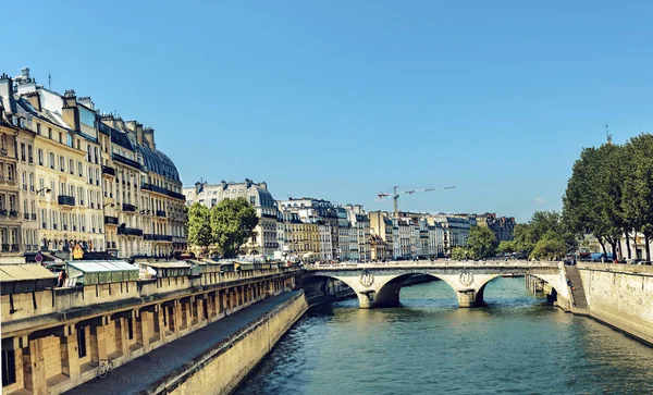 Pont Saint Michel Paryż — Zdjęcie stockowe