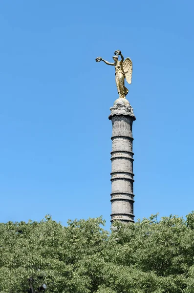 Frankrike Paris Palmier Fontänen Ligger Place Châtelet — Stockfoto