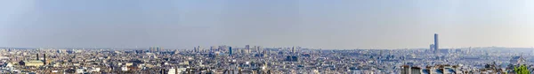Antenowe Panoramę Paryża Monmartre Hill — Zdjęcie stockowe
