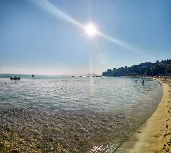 Řecko Ostrov Skiathos Luxusní Ostrov Skiathos Greece Ostrov Paradise Beach — Stock fotografie