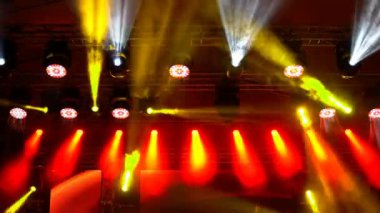 Sahne spot Led lazer ışınları ile