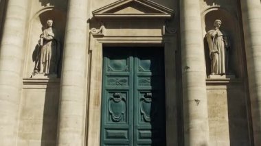 Paris, Fransa'da Sorbonne Üniversitesi'nin eski tarihi bina