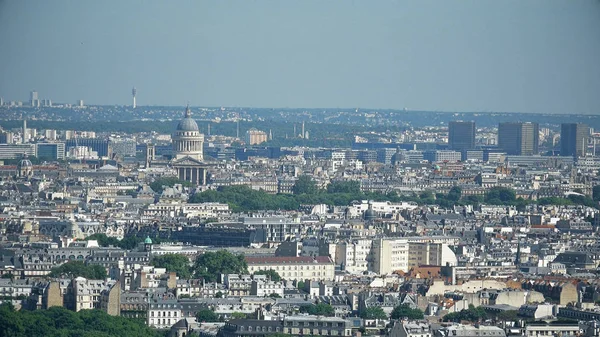 Vue Tour Eiffel Panthéon Paris France — Photo