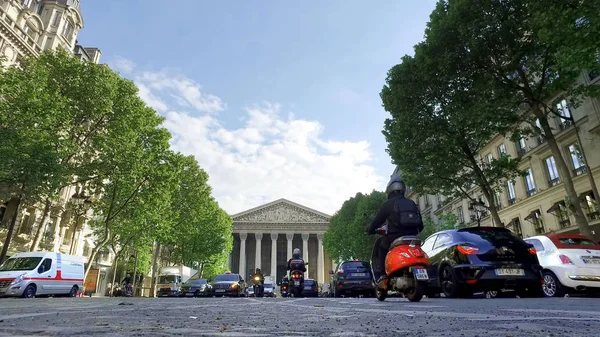 Paris Frankrike Maj 2017 Rush Hour Trafic Madeleine Eller Sainte — Stockfoto