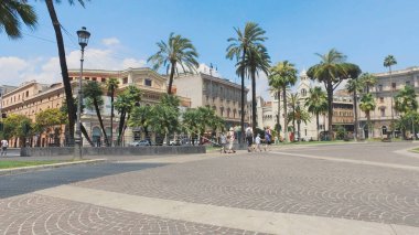 Rome, İtalya - 16 Haziran, 2017: Piazza Cavour, hukuk mahkemeleri bina, Roma, İtalya
