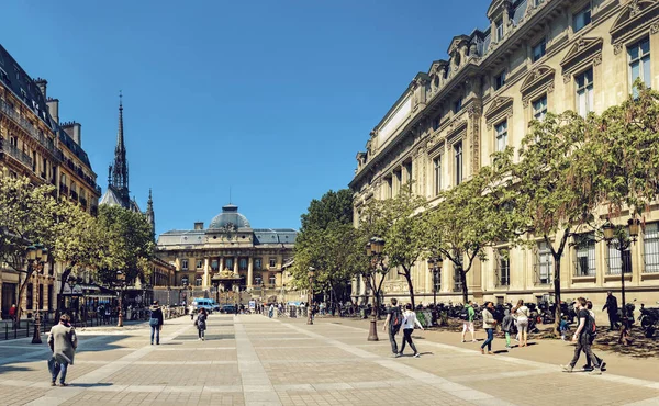 Paris Frankrike Maj 2018 Palace Justice Palais Justice Ligger Centrala — Stockfoto