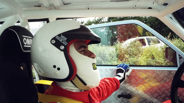 Kocani Macedonia Jun 2018 Sport Driver Sit Custom Car Hillclimb — Stock Photo, Image