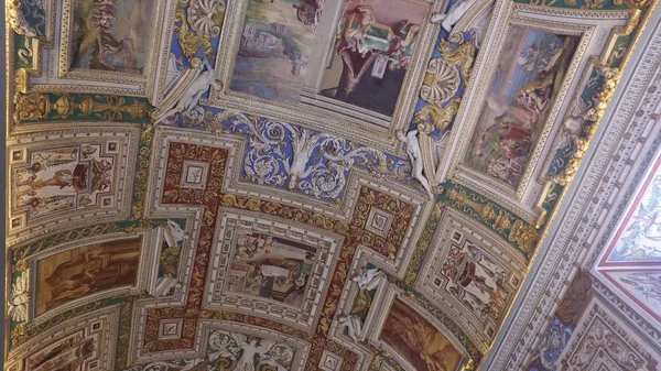 Рим Италия Июня 2017 Картина Потолке Базилике Святого Петра — стоковое фото