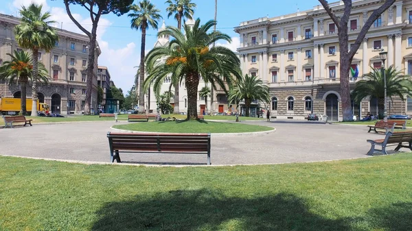 Piazza Cavour Plaza Cavour Famoso Lugar Turístico Roma Roma Capital — Foto de Stock