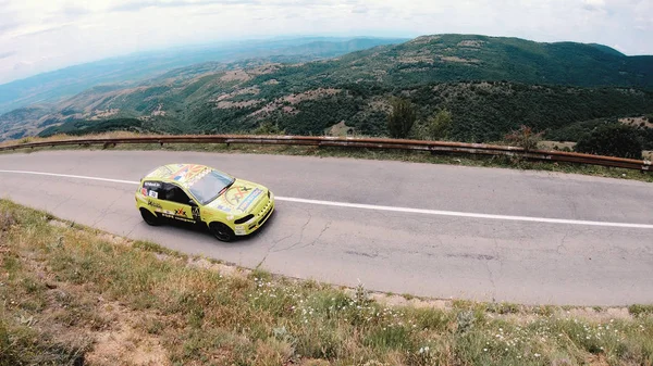 Kocani Macédoine Jun 2018 Coupe Internationale Escalade Course Voiture Sur — Photo