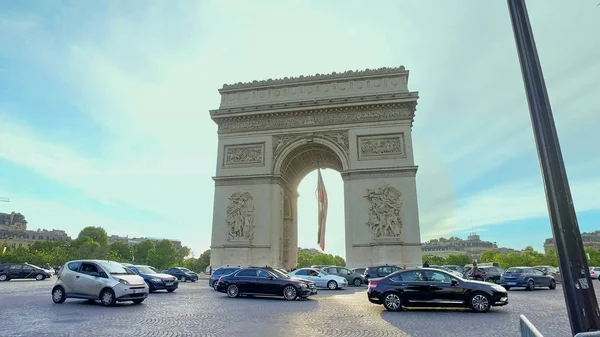 Paris Francja Circa Maja 2017 Arc Triomphe Obejrzeli Się Pola — Zdjęcie stockowe