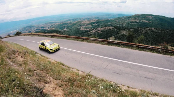 Kocani Macedonia Jun 2018 Coche Carreras Involucrado Una Carrera Escalada —  Fotos de Stock