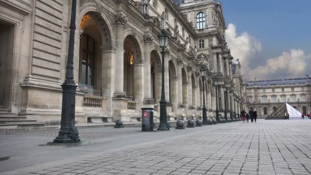 Франції Париж Близько 2017 Року Червня Площа Карусель Місці Поблизу — стокове відео