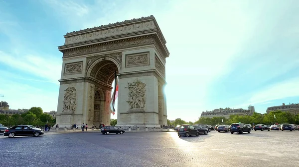 Paris Francja Circa Maja 2017 Arc Triomphe Obejrzeli Się Pola — Zdjęcie stockowe