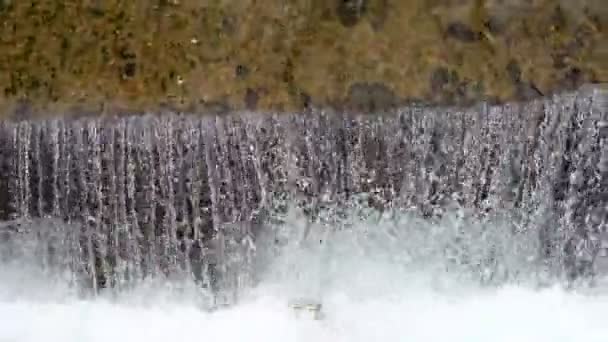 Průmyslové Znečištění Vody Dreinage Closeup — Stock video