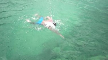 Açık gezinme, yavaş yüzme spor adamı