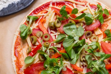 Kitcken masada ham pizza