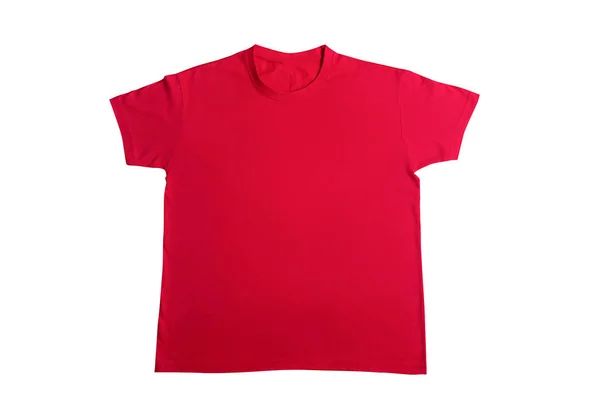 Kırmızı Pamuk Shirt — Stok fotoğraf