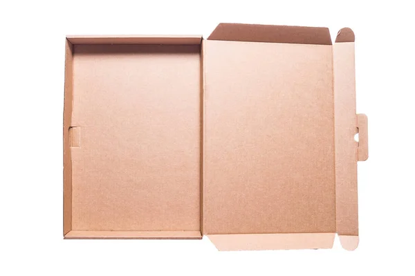 Empty Brown Cardboard Box — Stock Photo, Image