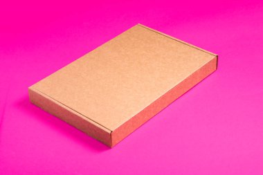 Boş yeni kahverengi karton kutu