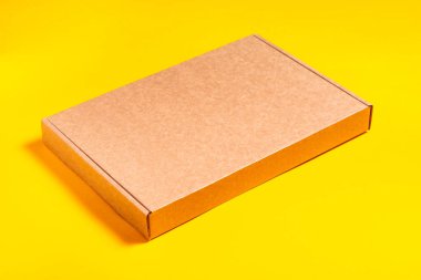 Boş yeni kahverengi karton kutu