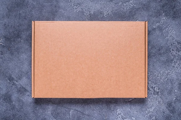Nueva Caja Cartón Marrón Vacía — Foto de Stock