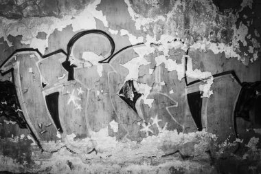 Eski sokak duvar arka plan, graffity 