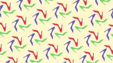 Animasyon desen hareket grafik, kız kadın kavramı