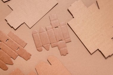 Kahverengi Karton Karton kutu, maket, kopyalama alanı